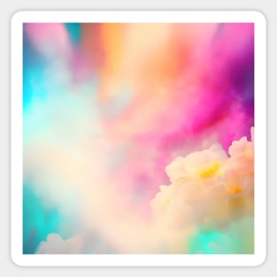 Colorful Soft Abstract Background Sticker